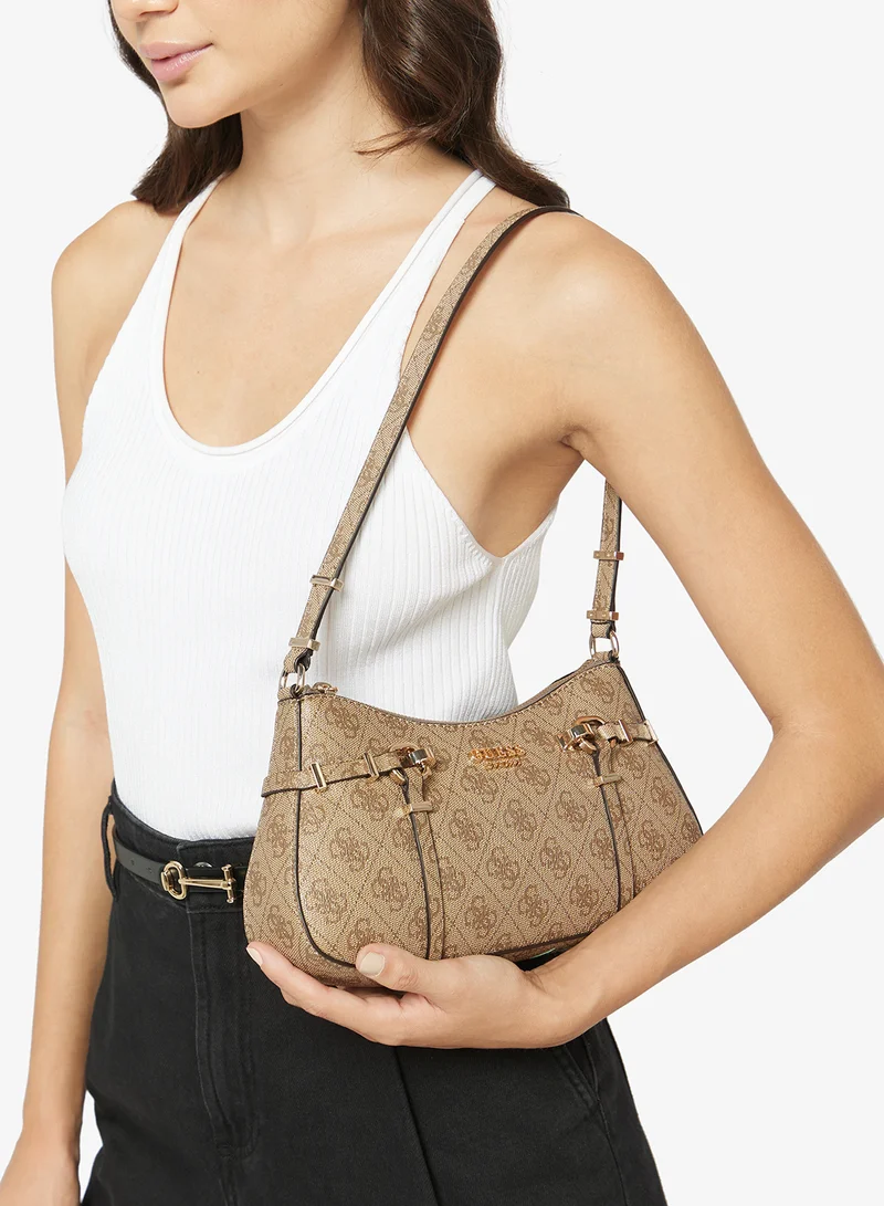 Guess  Leona Logo Shoulder Bag for Women | Best Price UAE