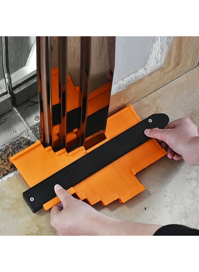 5 Inch Blue Contour Gauge Profile Tool With Lock For Flooring Carpenter DIY - Image 2