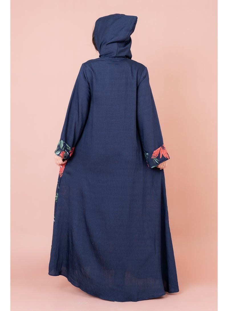 IKKXA Maghrebi Leaf Hooded Jalabiya - Image 2