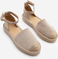 MARJIN Women's Leather Ankle-Strap Jute Espadrille Sandals Zoder  - Image 3