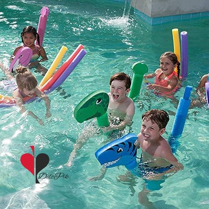 DeloPik Popular Swimming Swim Pool Noodle Water Float Aid Noodles Foam Float for Children and Adult unisex Random Color - Image 3