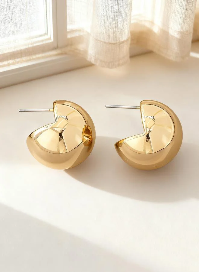 تايك تو Chunky Hoop Earrings