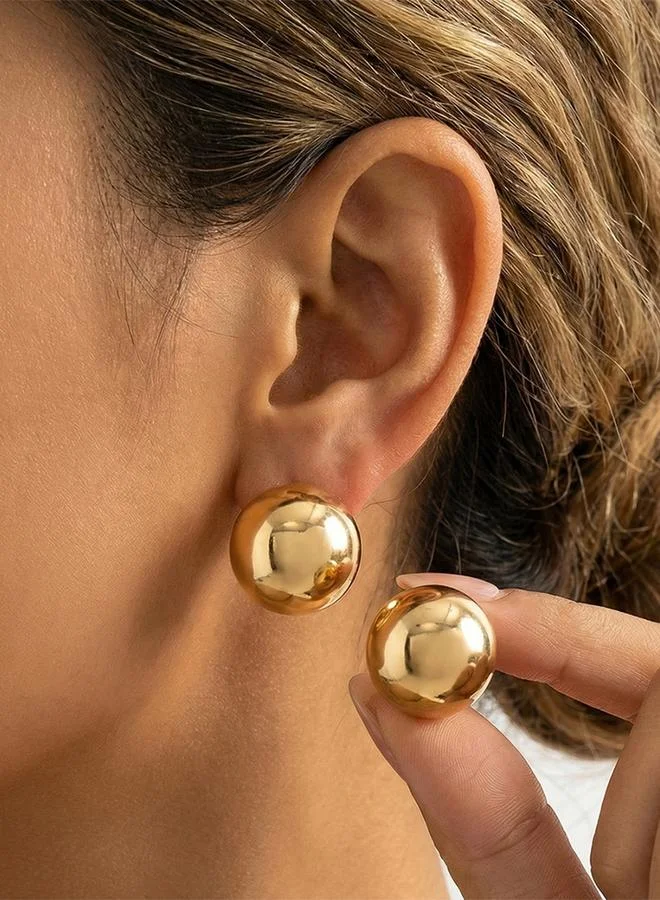 تايك تو Chunky Hoop Earrings