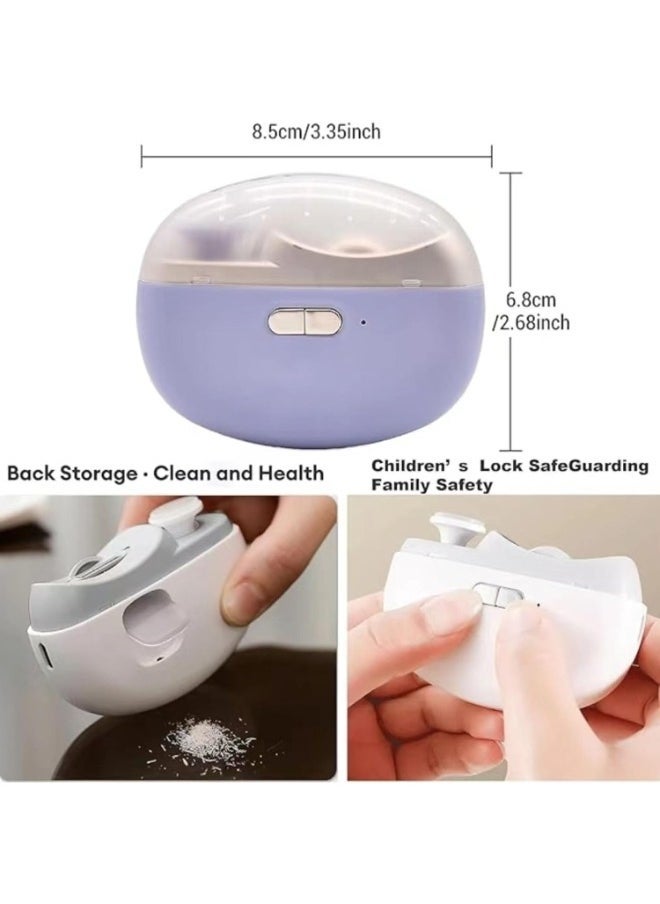 ELTRAZONE Electric Automatic Nail Clipper – Safe, Quiet, and Easy-to-Use Nail Trimming Tool for Adults, Seniors & Kids, Rechargeable with One-Button Operation - Image 5