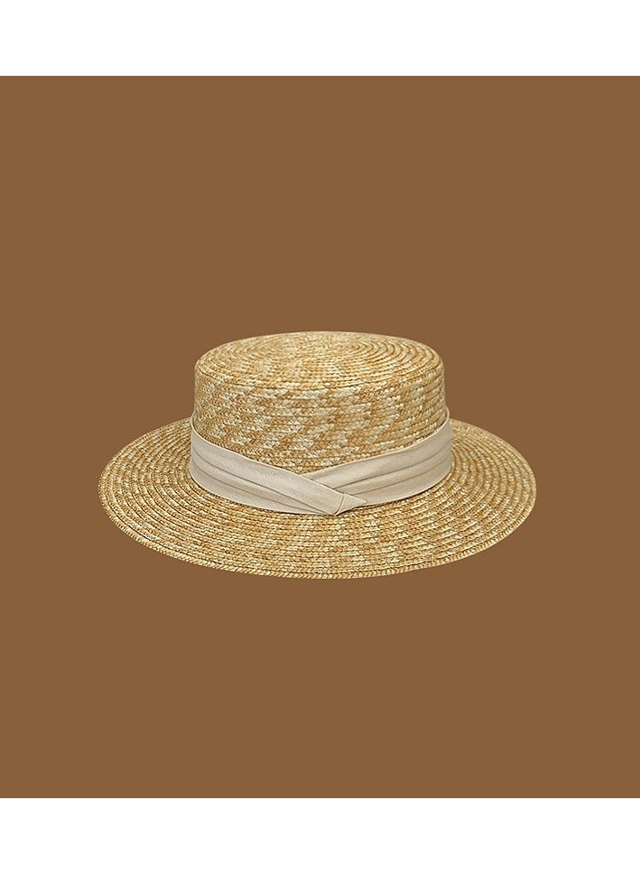 KUYING New Handmade Woven Sun Hat 