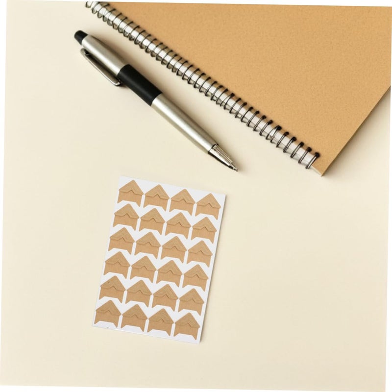 DOITOOL 15Sheets Retro Photo Corner Stickers Self Adhesive Vintage Picture Corners for DIY Scrapbook Memory Album Diary and Craft Projects Strong Adhesion Generous Supply - Image 4