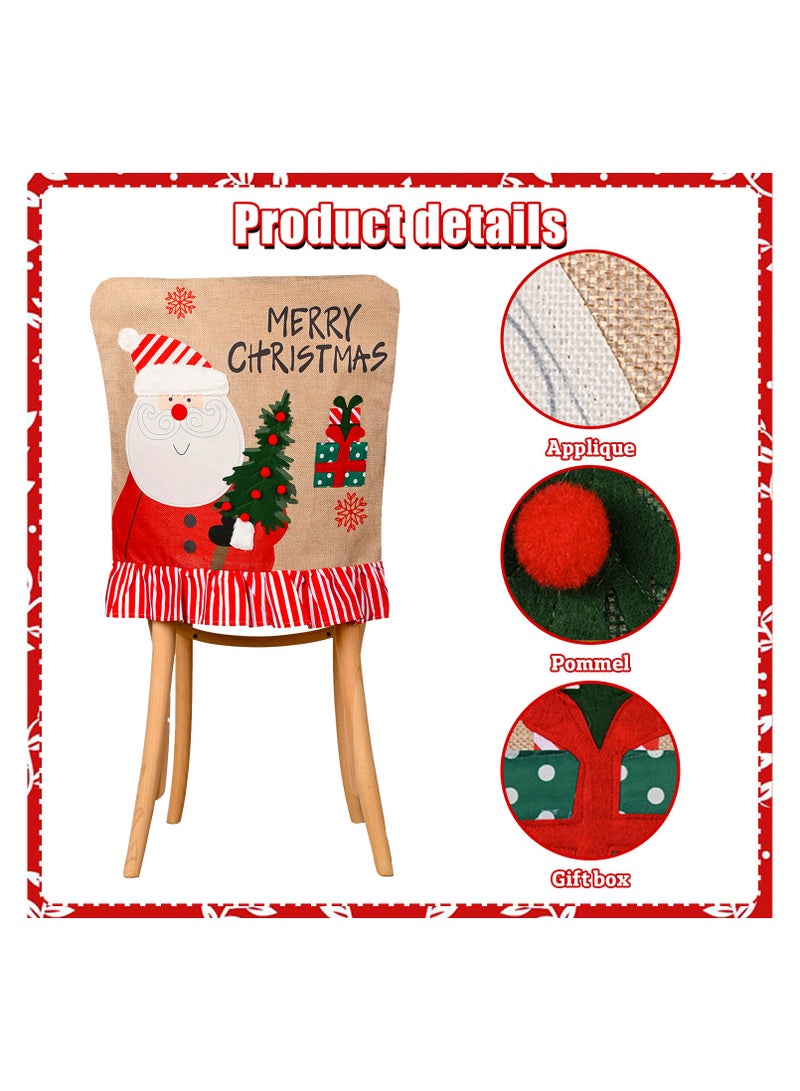 Highland Merry Christmas Chair Cover Set of 2 - Image 2