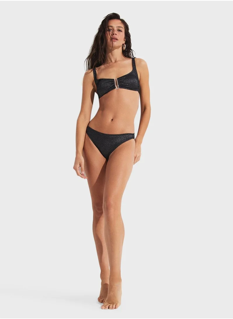 جون Square Neck High Waist Bikini