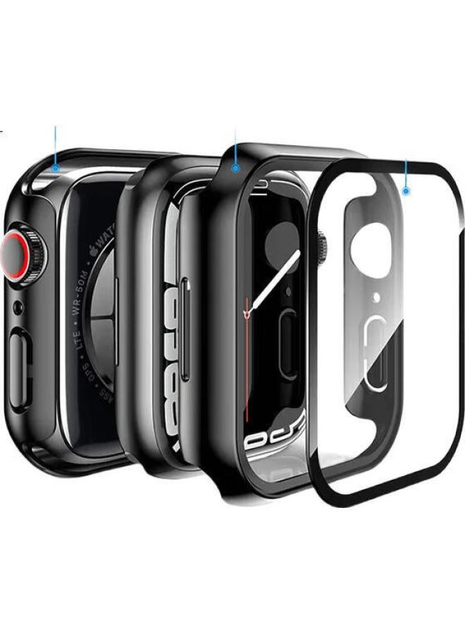 Mssm Compatible Apple Watch Protective Case, All-In Protective Cover For Apple Iwatch S9/8/7/6/5/Se, Shockproof And Scratch-Resistant [Black] S6/5/Se·44Mm - Image 2