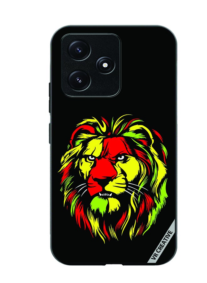 VR CREATIVE Protective Case Cover For Xiaomi Poco M6 Pro 5G Lion Design Multicolour - Image 1