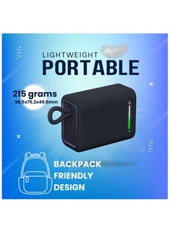GRABIT G-BUDDY 5W Bluetooth Speaker Compact & Durable Enjoy stereo sound with Bluetooth 5.4, USB & Micro SD playback, and TWS pairing. The 1800mAh battery ensures long playtime, while IPX6 water resistance makes it perfect for outdoors and travel. Compatible with iPhone, Samsung, OnePlus, Xiaomi, Huawei, Google Pixel, iPads, MacBooks, and more.  - Image 2