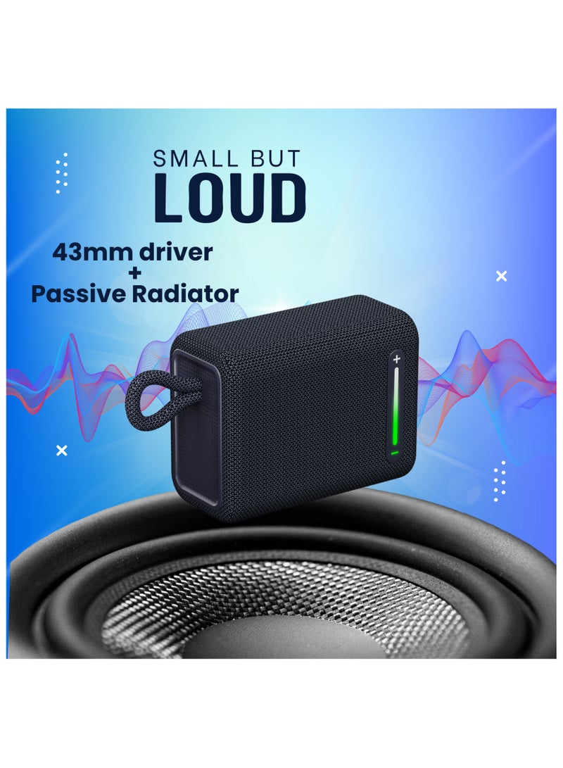 GRABIT G-BUDDY 5W Bluetooth Speaker – Compact, Durable, TWS, IPX6 Water Resistant  - Image 3