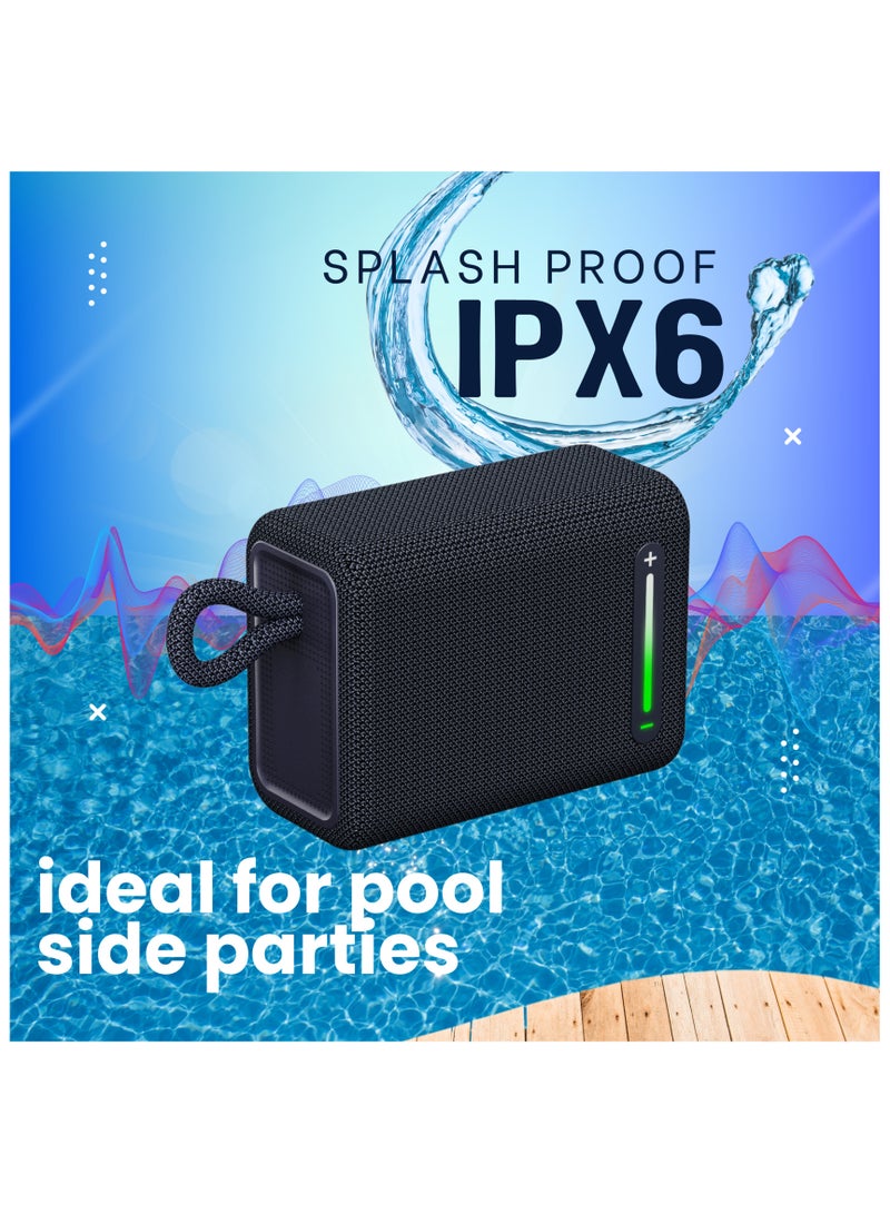 GRABIT G-BUDDY 5W Bluetooth Speaker – Compact, Durable, TWS, IPX6 Water Resistant  - Image 4