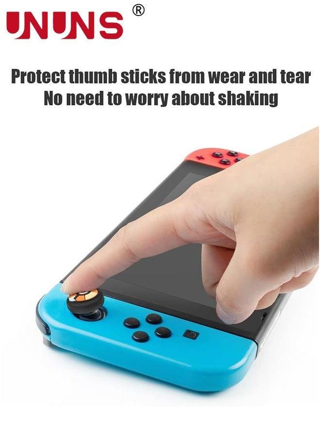 UNUNS Silicone Joycon Thumb Grip Caps, UNUNS Soft Joystick Cover Compatible with Nintendo Switch/OLED/Switch Lite, 4PCS Analog Stick Grips Button Covers for Switch, C-mix  - Image 5