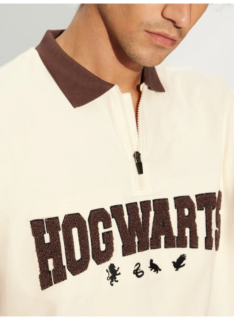 The Souled Store The Souled Store Official Harry Potter: Hogwarts Men Classic Polos