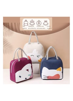 KASTWAVE Insulated Lunch Bags for Women, Fashion Cartoon Thermal Refrigerated Waterproof Lunch Organizer Bags, Lunch Tote Bags Lunch Box Containers for Adult Kids Girls Boys Men School Travel  - Image 2