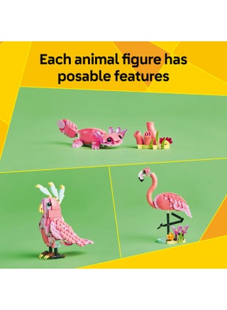Creator 3in1 Wild Animals: Pink Flamingo Set 31170 (Age 8+, 288 Pieces) - view 5