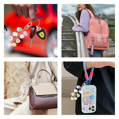 INIMAGINE IN-IMAGINE Cartoon Keychain, Kids Set, Keychain Inspired Cartoon Accessories, Perfect for Fans Backpacks, Keys, or Stray Kids Lightstick Collections - Image 3