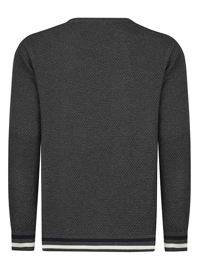 FELIX HARDY Round neck cotton jumper