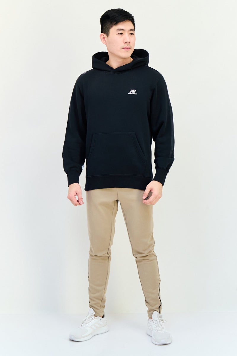 New Balance Men Relaxed Fit Long Sleeves Outdoor Hoodie, Black  - Image 4