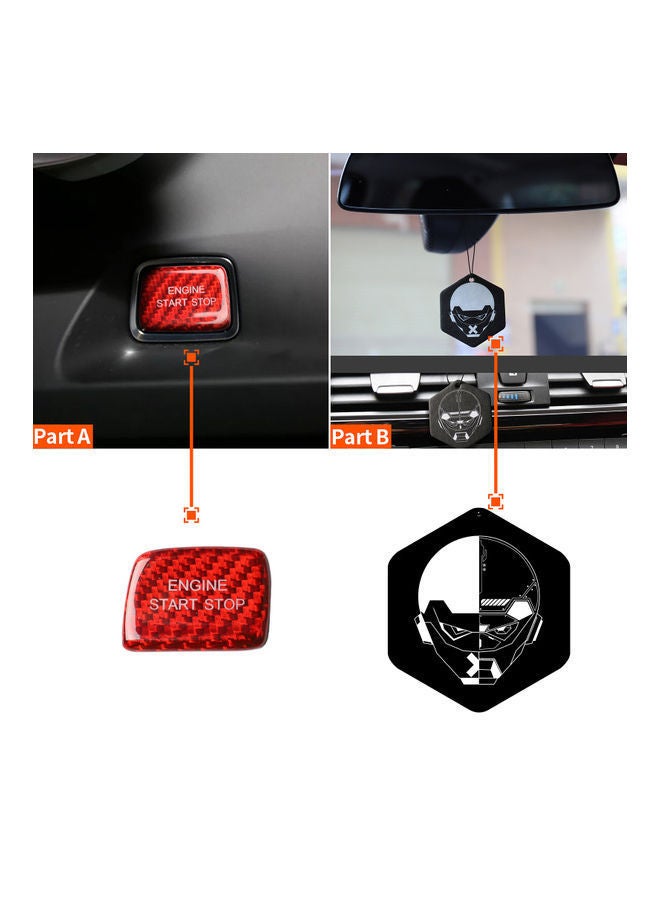 نيبمينينت ملصق لزر إيقاف تشغيل المحرك لسيارة شيفروليه كامارو +2016 - Image 4