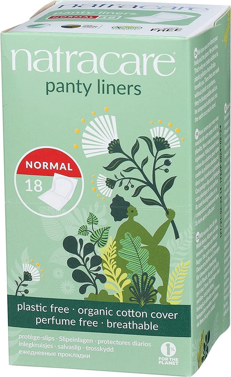 NATRACARE Pack of 3 x Natracare Panty Liner Normal Wrapped 18 ct - Image 3