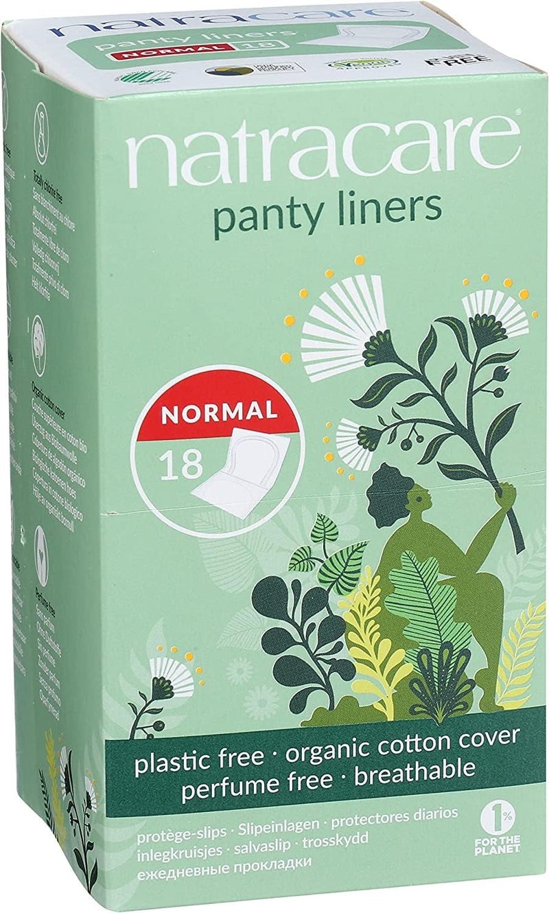 NATRACARE Pack of 3 x Natracare Panty Liner Normal Wrapped 18 ct - Image 2