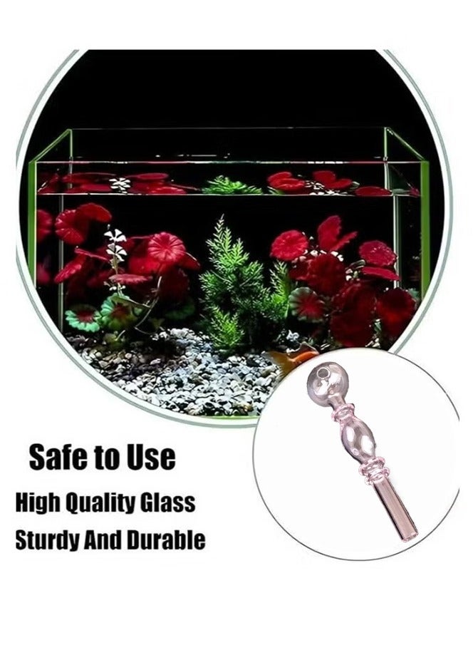 2Pcs Glass Mini inflow Pipe,Inflow Pipe Water PumpAquarium FilterTubing  - Image 3