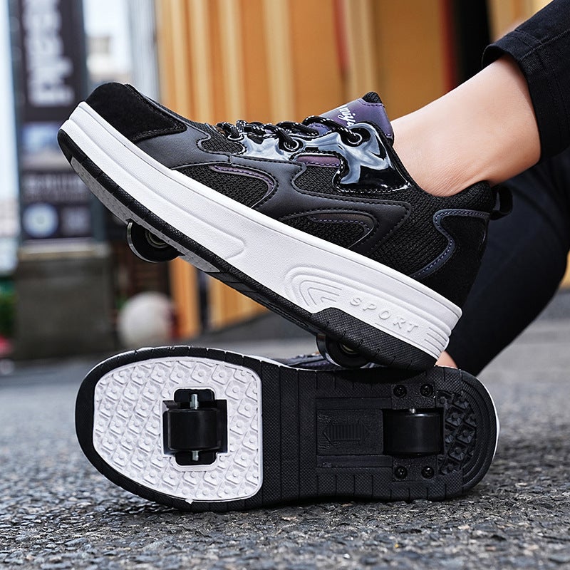 Children'S Roller Shoes With Wheels For Boys And Girls, Detachable Adult Roller Skates For Students - Image 5
