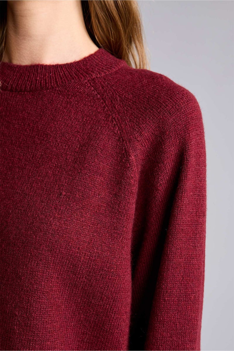 DeFacto Red Woman Relax Fit Crew Neck Long Sleeve Knit Tunic Casual - Image 4
