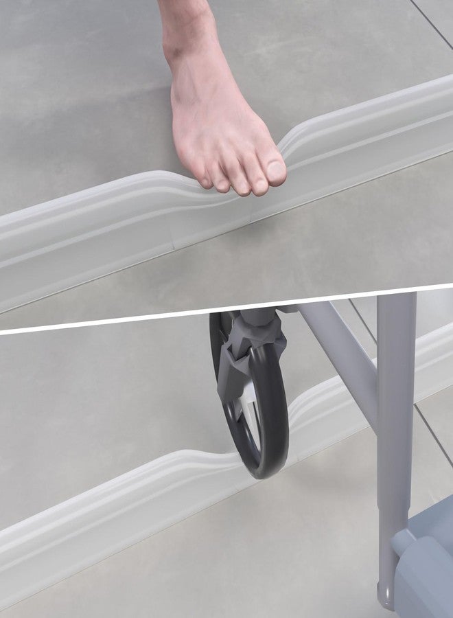 Duzzy 39 Inch Collapsible Shower Threshold Water Dam, Shower Dam Strip Water Stopper, Ideal for Wheelchair Accessible, Suitable for ADA Handicap Showers Bathroom - Image 3