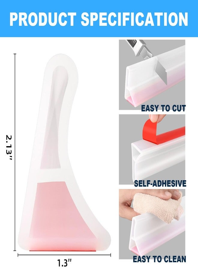 Duzzy 39 Inch Collapsible Shower Threshold Water Dam, Shower Dam Strip Water Stopper, Ideal for Wheelchair Accessible, Suitable for ADA Handicap Showers Bathroom - Image 2