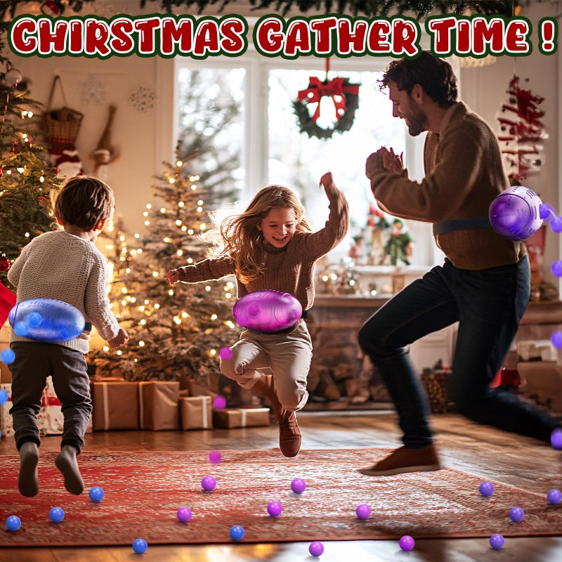 Skirfy Outdoor Party Games for Kids Adults, Translucent 3 Pack Shaking Ball Toy with 60 Balls, Birthday Outdoor Indoor Toys, Family Carnival Birthday Carvinal Game for Boy Girl Age 4-12 - Image 3