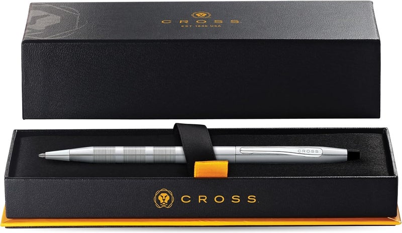 Cross Classic Century Satin Chrome Ballpoint Pen - Smooth Writing Instrument - Image 3