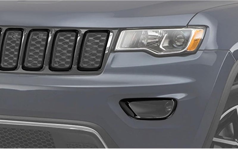 Jimen 7PCS Grille Inserts Cover & 2PCS Front Fog Light Bezel Trim for Jeep Grand Cherokee 2014-2016 - Image 1