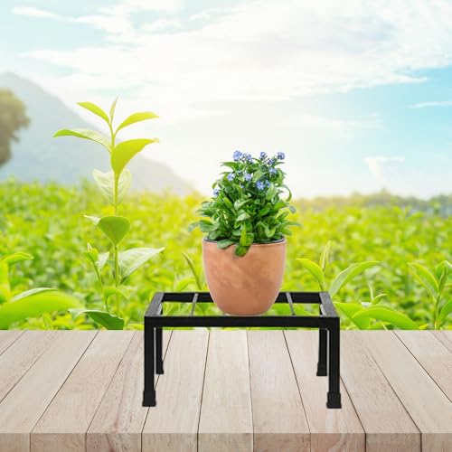 Niyara || Metal Planter Stand || Plant Stand for Pots|| Outdoor Plant Stand (Square Stand Set of 4) - Image 2