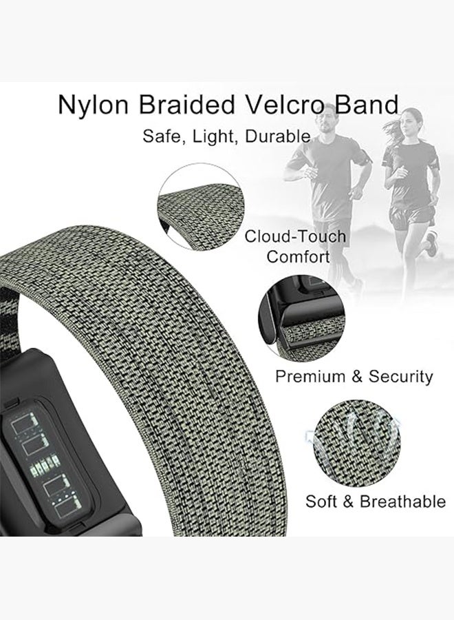 SUNDAREE Nylon Sport Band Compatible with Whoop Band 4.0 Strap Men Women with Bumper Case, Breathable Nylon Adjustable Waterproof Replacement Wristbands Straps for Whoop 4.0 - Image 2