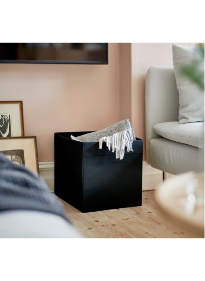 IKEA (IKEA) Box, black, 33x38x33 cm  - Image 5