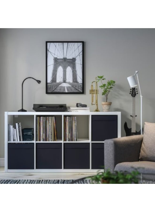 IKEA (IKEA) Box, black, 33x38x33 cm  - Image 2