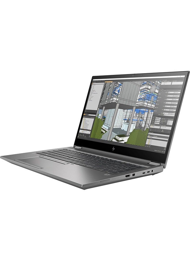 HP حاسوب ZBook Fury 15 G7 المحمول مع شاشة 15.6 بوصة بدقة Full HD (1920X1080)، معالج Core i7-10850H/1TB SSD/32GB RAM DDR4/Windows 10 Pro/رسومات NVIDIA ‎Quadro T1200 - Image 3