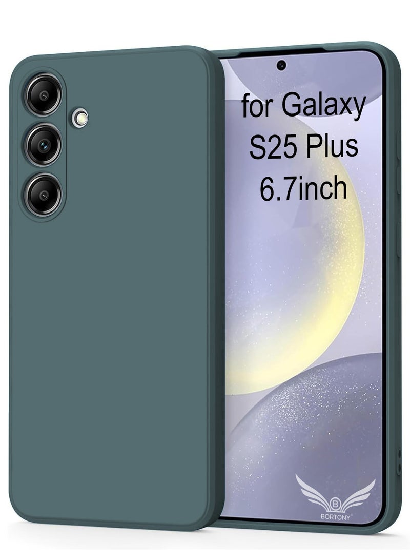 BORTONY Samsung Galaxy S25 Plus Case Liquid Silicone Gel Rubber Anti Scratch Galaxy S25 Plus Cover Protective Case for Samsung Galaxy S25 6.7 Inch - Image 1