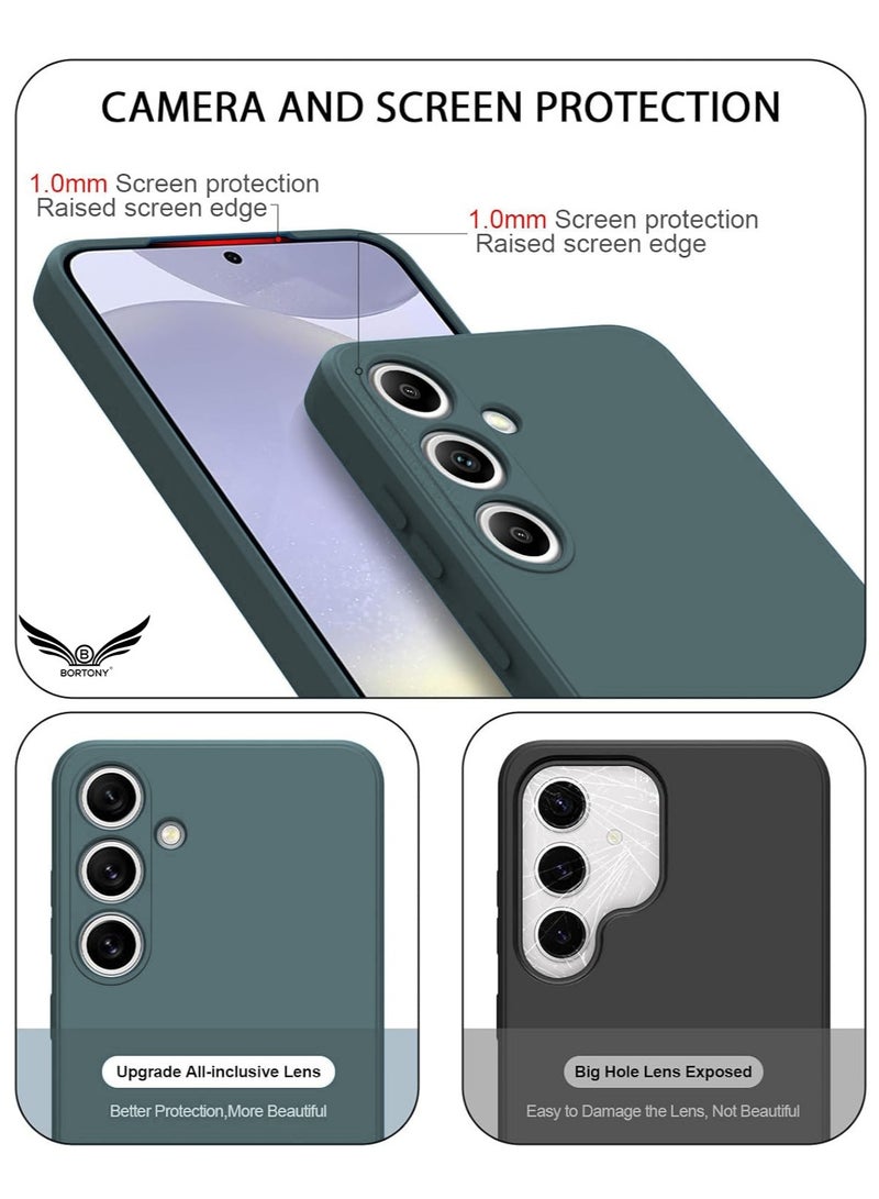 BORTONY Samsung Galaxy S25 Plus Case Liquid Silicone Gel Rubber Anti Scratch Galaxy S25 Plus Cover Protective Case for Samsung Galaxy S25 6.7 Inch - Image 4