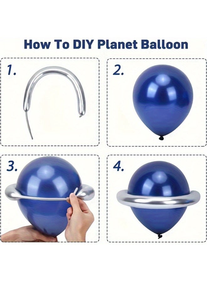 جاياتو 91PCS رواد الفضاء البالون حول حلقات قوس الأقواس - Image 4