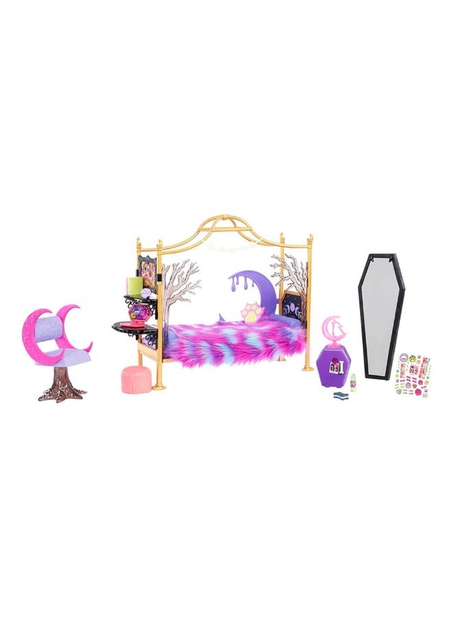 MONSTER HIGH مجموعة ألعاب غرفة كلودين وولف - Image 1