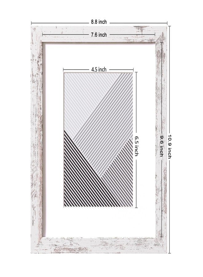 eletecpro 8x10 Picture Frames Set of 10, Photo Frames with 2 Mats Display 4x6 or 5x7 Photo, or 8x10 without Mat, Home Decor Gallery Frame for Table Top or Wall Mounting, Horizontally or Vertically - Image 3