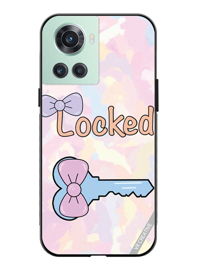 VR CREATIVE Protective Case Cover For OnePlus Ace Locked Design Multicolour - Image 1
