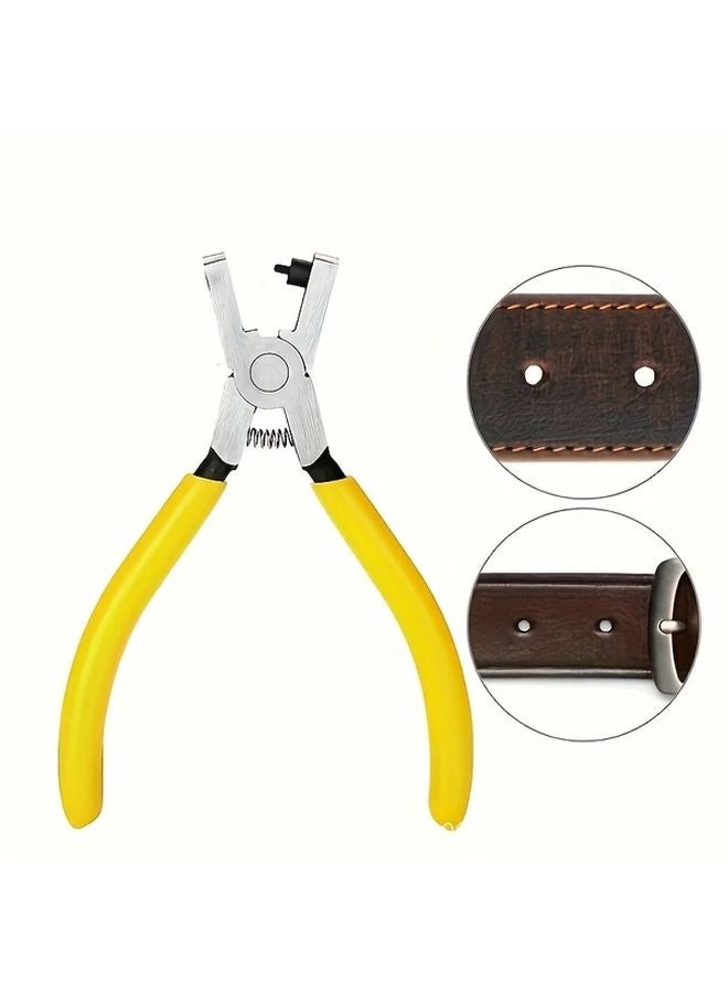 1pc Carbon Steel Punching Pliers 2mm Precision Tool for Leather Straps Shoelaces Pet Collars - Image 5