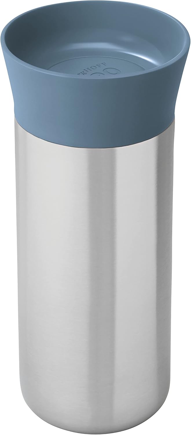 BergHOFF Leo Stainless-Steel Thermal Mug - Blue - 330ml / 11.15 Fl oz - Image 2
