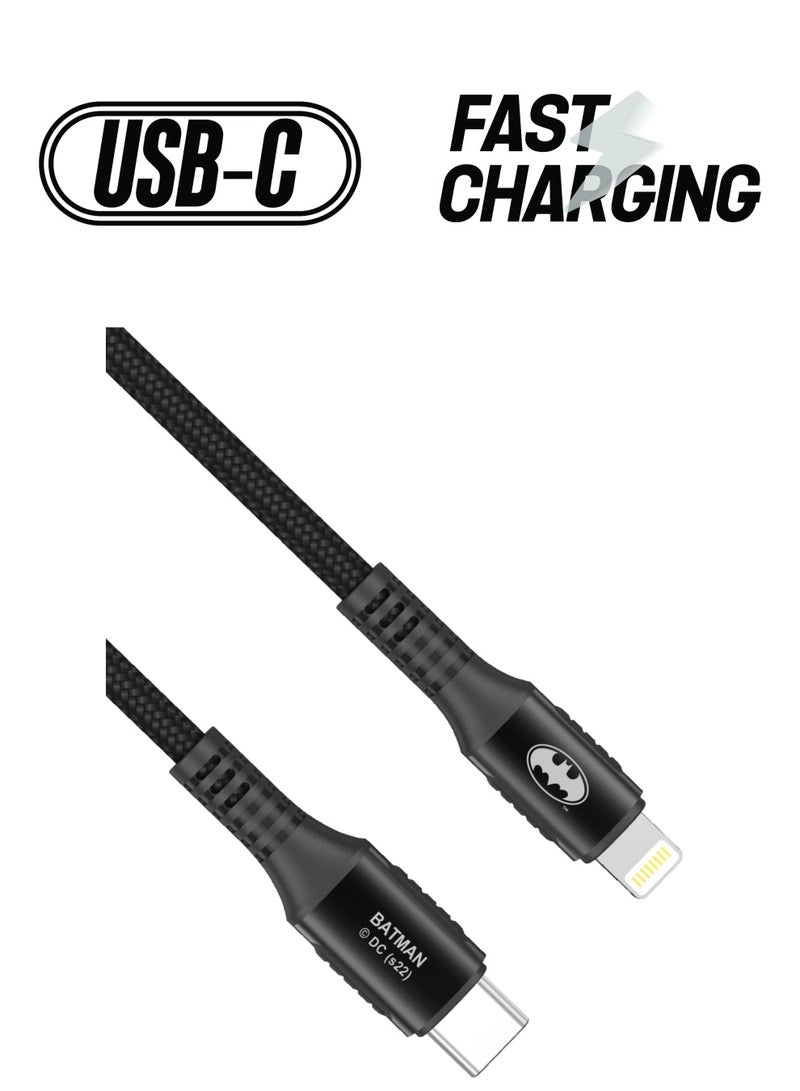 باتمان كابل شحن سريع من Type-C إلى Lightning PD - Image 1