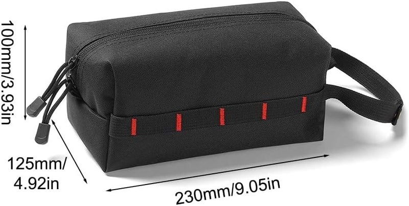 DONGKER Camping Tissue BoxWaterproof Tissue Box Dispenser Double Zipper Design with 12 Hanging Holes for Outdoor Camping - Image 4